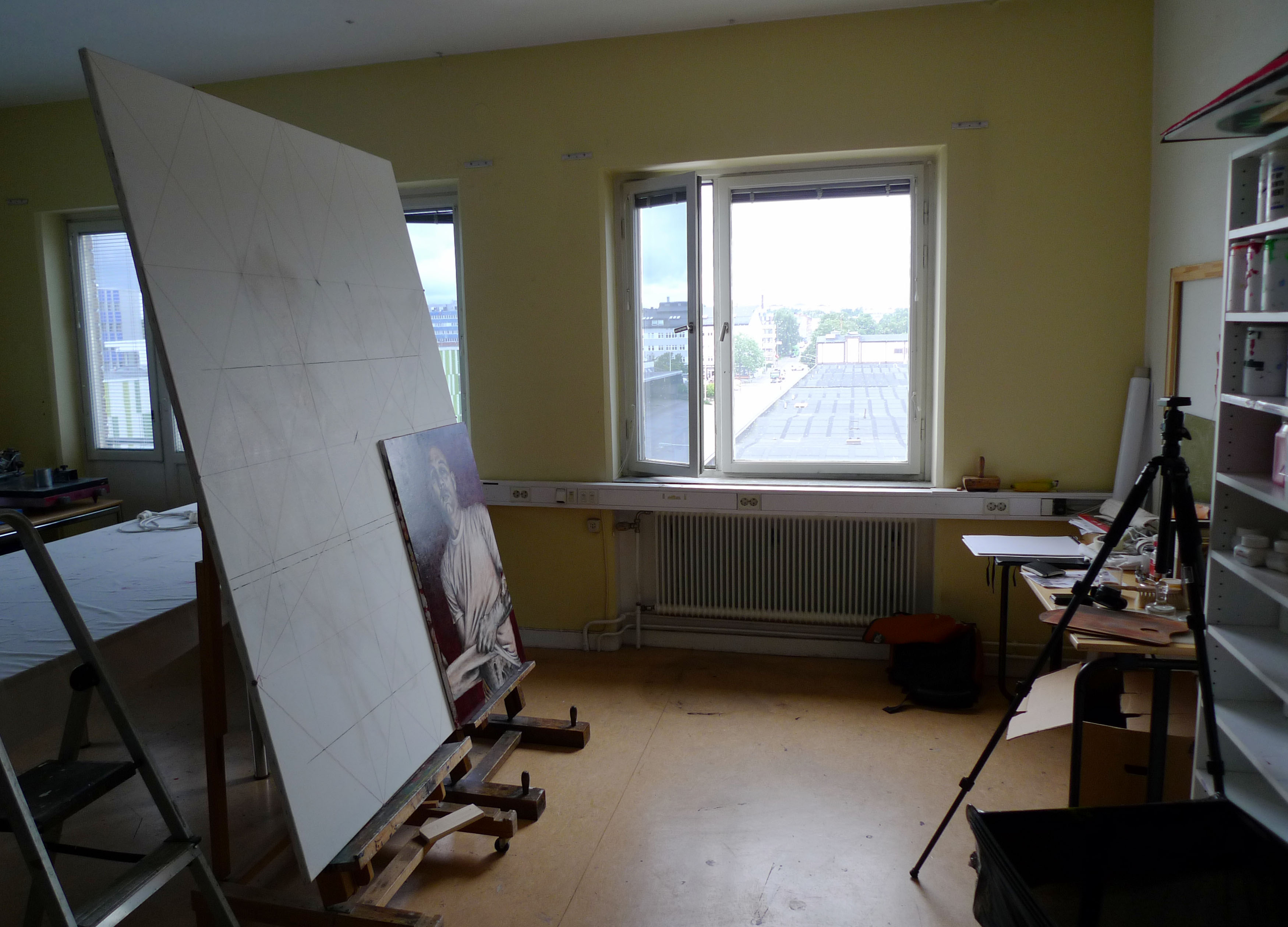 Temporary atelier in Västberga